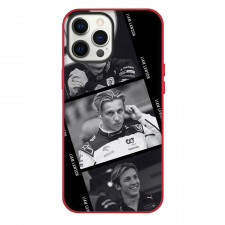 F1 Formula One Liam Lawson Phone Case For iPhone Samsung Galaxy Pixel OnePlus Vivo Xiaomi Asus Sony Motorola Nokia - Liam Lawson Grayscale Candid Poster