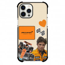 F1 Formula One Lando Norris Case For iPhone Samsung Galaxy Pixel OnePlus Vivo Xiaomi Asus Sony Motorola Nokia - Minimalist Collage Art