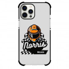 F1 Formula One Lando Norris Case For iPhone Samsung Galaxy Pixel OnePlus Vivo Xiaomi Asus Sony Motorola Nokia - Minimalist Helmet Logo