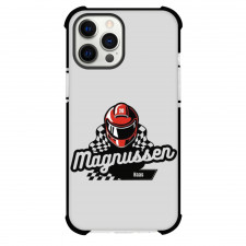 F1 Formula One Kevin Magnussen Case For iPhone Samsung Galaxy Pixel OnePlus Vivo Xiaomi Asus Sony Motorola Nokia - Minimalist Helmet Logo