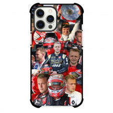 F1 Formula One Kevin Magnussen Case For iPhone Samsung Galaxy Pixel OnePlus Vivo Xiaomi Asus Sony Motorola Nokia - Red Smoke Collage Art