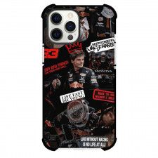 F1 Formula One Max Verstappen Case For iPhone Samsung Galaxy Pixel OnePlus Vivo Xiaomi Asus Sony Motorola Nokia - Black and Red Collage