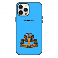 F1 Formula One McLaren Phone Case For iPhone Samsung Galaxy Pixel OnePlus Vivo Xiaomi Asus Sony Motorola Nokia - McLaren F1 Lando Norris Car On Blue Background