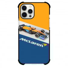 F1 Formula One Team Mc Laren Case For iPhone Samsung Galaxy Pixel OnePlus Vivo Xiaomi Asus Sony Motorola Nokia - Top Blue and Yellow Background