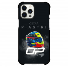 F1 Formula One Oscar Piastri Case For iPhone Samsung Galaxy Pixel OnePlus Vivo Xiaomi Asus Sony Motorola Nokia - Helmet Minimalist Poster