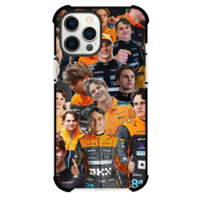 F1 Formula One Oscar Piastri Case For iPhone Samsung Galaxy Pixel OnePlus Vivo Xiaomi Asus Sony Motorola Nokia - Orange Fit Collage Art