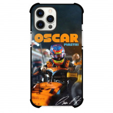 F1 Formula One Oscar Piastri Case For iPhone Samsung Galaxy Pixel OnePlus Vivo Xiaomi Asus Sony Motorola Nokia - Retro Signed Poster