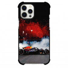 F1 Formula One Team Red Bull Racing Case For iPhone Samsung Galaxy Pixel OnePlus Vivo Xiaomi Asus Sony Motorola Nokia - Fire Works Background