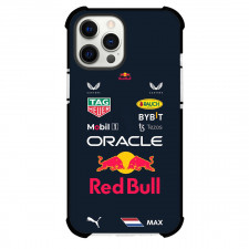 F1 Formula One Redbull Phone Case For iPhone Samsung Galaxy Pixel OnePlus Vivo Xiaomi Asus Sony Motorola Nokia - Redbull Logo With Sponsored Companies Logo On Black Background