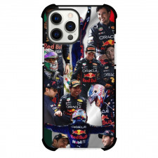 F1 Formula One Sergio Perez Case For iPhone Samsung Galaxy Pixel OnePlus Vivo Xiaomi Asus Sony Motorola Nokia - Collage Flag Background