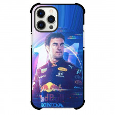 F1 Formula One Sergio Perez Case For iPhone Samsung Galaxy Pixel OnePlus Vivo Xiaomi Asus Sony Motorola Nokia - Glitch Portrait