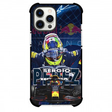 F1 Formula One Sergio Perez Case For iPhone Samsung Galaxy Pixel OnePlus Vivo Xiaomi Asus Sony Motorola Nokia - Red Bull Retro Poster