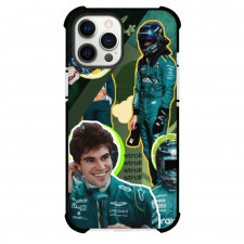 F1 Formula One Lance Stroll Case For iPhone Samsung Galaxy Pixel OnePlus Vivo Xiaomi Asus Sony Motorola Nokia -Aesthetic Green Collage