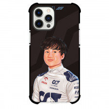 F1 Formula One Yuki Tsunoda Case For iPhone Samsung Galaxy Pixel OnePlus Vivo Xiaomi Asus Sony Motorola Nokia - Cartoon Portrait