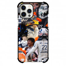 F1 Formula One Yuki Tsunoda Case For iPhone Samsung Galaxy Pixel OnePlus Vivo Xiaomi Asus Sony Motorola Nokia - Collage Art
