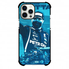 F1 Formula One Valtteri Bottas Case For iPhone Samsung Galaxy Pixel OnePlus Vivo Xiaomi Asus Sony Motorola Nokia - Blue Pop Art Portrait