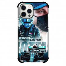 F1 Formula One Valtteri Bottas Case For iPhone Samsung Galaxy Pixel OnePlus Vivo Xiaomi Asus Sony Motorola Nokia - Dark Forest Background Poster