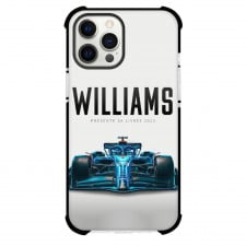 F1 Formula One Team Williams Case For iPhone Samsung Galaxy Pixel OnePlus Vivo Xiaomi Asus Sony Motorola Nokia - Minimalist White Poster