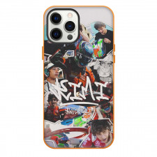 F1 Formula One Andrea Kimi Antonelli Phone Case For iPhone Samsung Galaxy Pixel OnePlus Vivo Xiaomi Asus Sony Motorola Nokia - Andrea Kimi Antonelli Graffiti On Collage Background