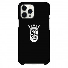 AD Ceuta FC Phone Case For iPhone Samsung Galaxy Pixel OnePlus Vivo Xiaomi Asus Sony Motorola Nokia - AD Ceuta FC White Logo On Black Background Football Club