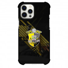 AD Fafe Phone Case For iPhone Samsung Galaxy Pixel OnePlus Vivo Xiaomi Asus Sony Motorola Nokia - AD Fafe Logo On Yellow Stripe Dark Background