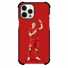 Arda Guler Phone Case For iPhone Samsung Galaxy Pixel OnePlus Vivo Xiaomi Asus Sony Motorola Nokia - Arda Guler Iconic Goal Celebration Pose Illustration Art On Red Background