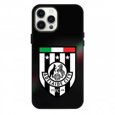 Adelaide City Football Club Phone Case For iPhone Samsung Galaxy Pixel OnePlus Vivo Xiaomi Asus Sony Motorola Nokia - Logo In Black Background