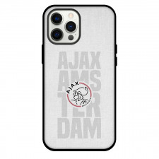 AFC Ajax Phone Case For iPhone and Samsung Galaxy Devices - AFC Ajax Logo Grey Background