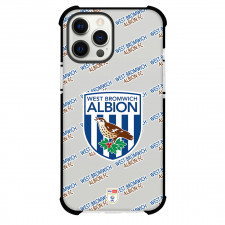 West Bromwich Albion FC Phone Case For iPhone and Samsung Galaxy Devices - Albion Football Club Medley Monogram Wordmark