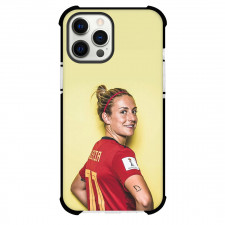 Alexia Putellas Phone Case For iPhone and Samsung Galaxy Devices - Alexia Putellas 11 Spain Women's National Football Standing Back Portrait