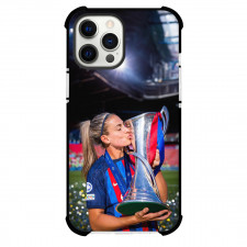 Alexia Putellas Phone Case For iPhone and Samsung Galaxy Devices - Alexia Putellas FC Barcelona Kissing Championship Trophy