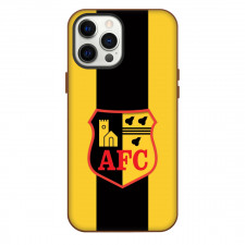 Alvechurch Phone Case For iPhone Samsung Galaxy Pixel OnePlus Vivo Xiaomi Asus Sony Motorola Nokia - Logo In Black And Yellow Background Football Club