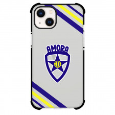 Amora FC Phone Case For iPhone Samsung Galaxy Pixel OnePlus Vivo Xiaomi Asus Sony Motorola Nokia - Large Logo With Stripe