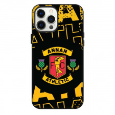 Annan Athletic Phone Case For iPhone Samsung Galaxy Pixel OnePlus Vivo Xiaomi Asus Sony Motorola Nokia - Logo Wordmark In Black Poster Football Club