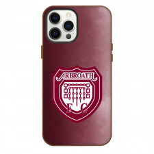 Arbroath Phone Case For iPhone Samsung Galaxy Pixel OnePlus Vivo Xiaomi Asus Sony Motorola Nokia - Logo In Purple White Gradient Football Club