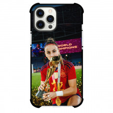 Spain Women National Team World Cup Athenea del Castillo Phone Case For iPhone and Samsung Galaxy Devices - Athenea del Castillo Kissing Trophy