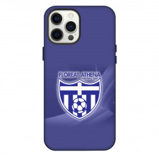 Floreat Athena Football Club Phone Case For iPhone Samsung Galaxy Pixel OnePlus Vivo Xiaomi Asus Sony Motorola Nokia - Logo In Purple Abstract Background