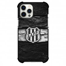 Associacao Atletica Ponte Preta Phone Case For iPhone Samsung Galaxy Pixel OnePlus Vivo Xiaomi Asus Sony Motorola Nokia - Associacao Atletica Ponte Preta Logo with Cracked Wood Effect