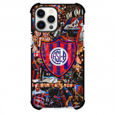 Club Atletico San Lorenzo de Almagro Phone Case For iPhone Samsung Galaxy Pixel OnePlus Vivo Xiaomi Asus Sony Motorola Nokia - Club Atletico San Lorenzo de Almagro Football Champions Collage with Logo