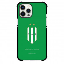 Club Atletico Banfield Phone Case For iPhone Samsung Galaxy Pixel OnePlus Vivo Xiaomi Asus Sony Motorola Nokia - Club Atletico Banfield Argentina Logo with Green Background Effect