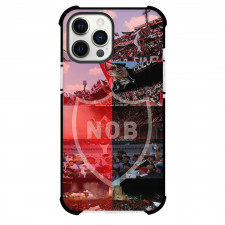 Club Atletico Newell's Old Boys Phone Case For iPhone Samsung Galaxy Pixel OnePlus Vivo Xiaomi Asus Sony Motorola Nokia - Club Atletico Newell's Old Boys Stadium with Logo Quad Split Red Effect