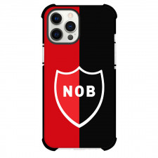 Club Atletico Newell's Old Boys Phone Case For iPhone Samsung Galaxy Pixel OnePlus Vivo Xiaomi Asus Sony Motorola Nokia - Club Atletico Newell's Old Boys Logo with Vertical Split Red Background
