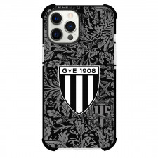 Club Atletico Gimnasia y Esgrima Mendoza Phone Case For iPhone Samsung Galaxy Pixel OnePlus Vivo Xiaomi Asus Sony Motorola Nokia - Club Atletico Gimnasia y Esgrima Mendoza Leaves Pattern with Logo