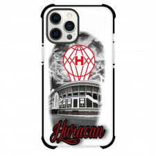 Club Atletico Huracan Phone Case For iPhone Samsung Galaxy Pixel OnePlus Vivo Xiaomi Asus Sony Motorola Nokia - Club Atletico Huracan Stadium with Logo Cloud Burst Effect