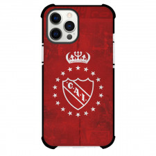 Club Atletico Independiente Phone Case For iPhone Samsung Galaxy Pixel OnePlus Vivo Xiaomi Asus Sony Motorola Nokia - Club Atletico Independiente Stadium with Star Crown Logo Red Effect