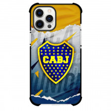 Club Atletico Boca Juniors Phone Case For iPhone Samsung Galaxy Pixel OnePlus Vivo Xiaomi Asus Sony Motorola Nokia - Club Atletico Boca Juniors Logo with Torn Layers of Blue and Yellow Effect