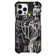 Clube Atletico Mineiro Phone Case For iPhone Samsung Galaxy Pixel OnePlus Vivo Xiaomi Asus Sony Motorola Nokia - Clube Atletico Mineiro Logo with Vertical Stripe Grid Collage