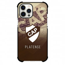 Club Atletico Platense Phone Case For iPhone Samsung Galaxy Pixel OnePlus Vivo Xiaomi Asus Sony Motorola Nokia - Club Atletico Platense Stadium with Logo Diagonal Text Effect