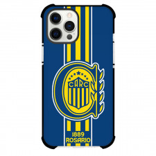 Club Atletico Rosario Central Phone Case For iPhone Samsung Galaxy Pixel OnePlus Vivo Xiaomi Asus Sony Motorola Nokia - Club Atletico Rosario Central Logo with Yellow Vertical Stripe Effect