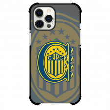 Club Atletico Rosario Central Phone Case For iPhone Samsung Galaxy Pixel OnePlus Vivo Xiaomi Asus Sony Motorola Nokia - Club Atletico Rosario Central Logo with Vertical Blue and Yellow Stripes
